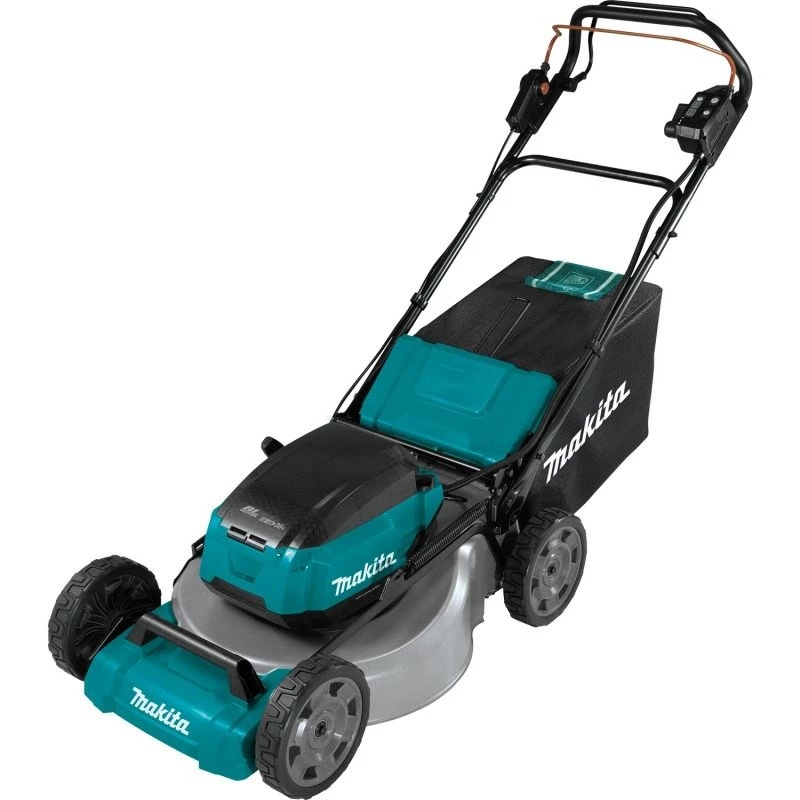 Makita DLM532PT4 vejapjovė Stumiamoji vejapjovė Akumuliatorinė Juoda, Mėlyna