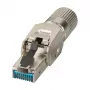 EFB Elektronik 88035P8.1 – RJ-45 kištukas, sidabrinis, cinkas, Cat6, 22/26
