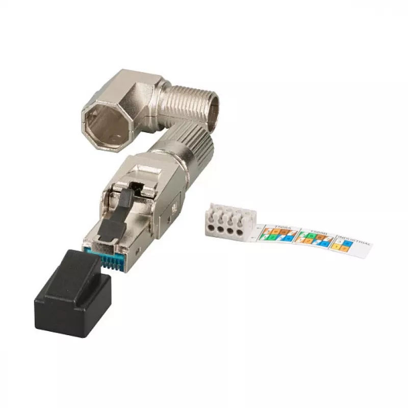 EFB Elektronik 88035P8.1 – RJ-45 kištukas, sidabrinis, cinkas, Cat6, 22/26