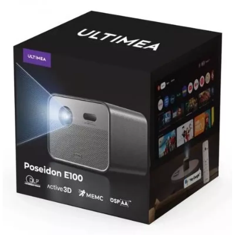 Ultimea Projektor Poseidon E100 DLP skaitmeninis projektorius DLP/DMD