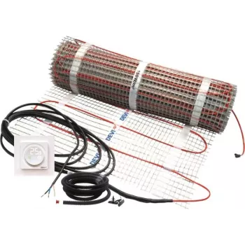 Šildymo kilimėlis grindims DANFOSS Devi Dünnbett-Set 150 W/m², 4 m² (0,5 x 8 m) modelis 140F0472