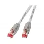 EFB-Elektronik RJ45 Patch Laidas Cat.6A S/FTP LSZH Draka UC900 TM21 Baltas 1,5m