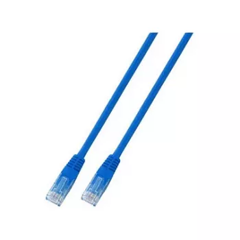 EFB-Elektronik RJ45 Laidas Cat.6 U/UTP PVC CCA Mėlynas 1m