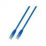 EFB-Elektronik RJ45 Laidas Cat.6 U/UTP PVC CCA Mėlynas 1m