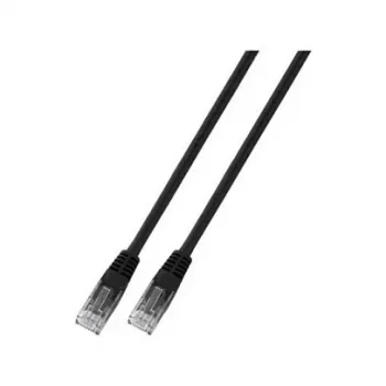 EFB-Elektronik RJ45 Patch Laidas Cat.6 U/UTP PVC CCA juodas 1,5 m (K8100SW.1,5)