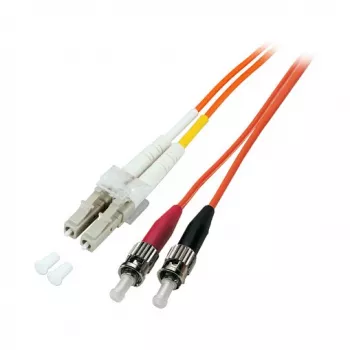 EFB-Elektronik Duplex Jumper LC-ST 62,5/125µ, OM1, LSZH, oranžinė, 2,0 mm, 1 m