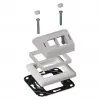 Adapterinis rėmelis EFB Elektronik ET-25092.8, skirtas Gira RAL9003, ET-25092.x ir FTTH-OUTLET-xx