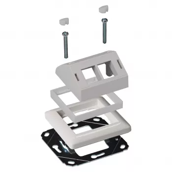 Adapterinis rėmelis EFB Elektronik ET-25092.8, skirtas Gira RAL9003, ET-25092.x ir FTTH-OUTLET-xx