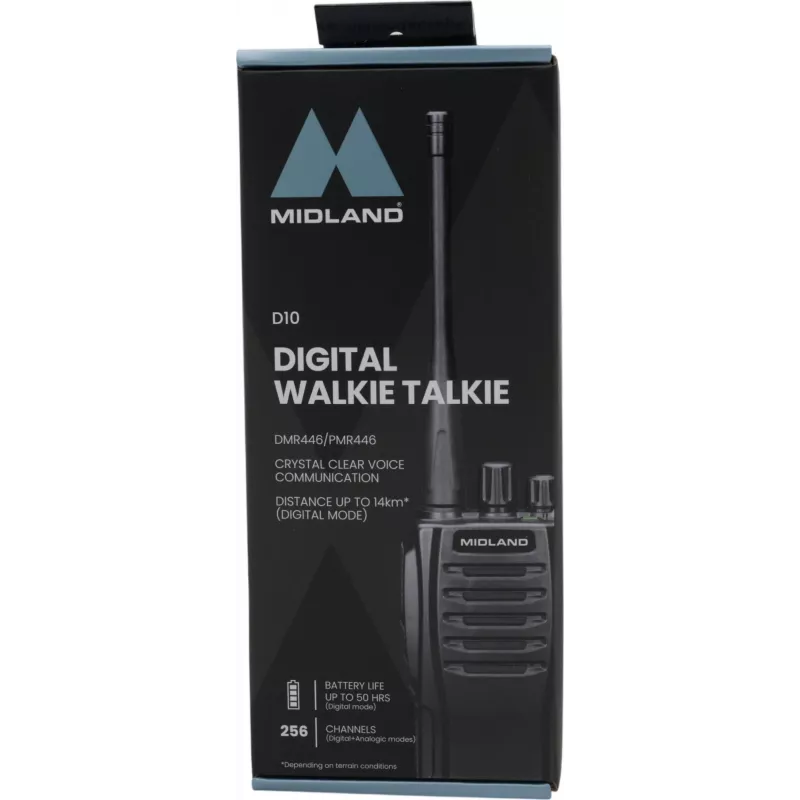 Midland D10 skaitmeninis DMR446 nešiojamasis racija