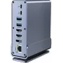 VALUE USB C dokų stotelė 16-in-1, 4K60 1xDP, 2xHDMI, 1xGbE, USB (2xC, 5xA, 1xC PD) (12.99.1142)