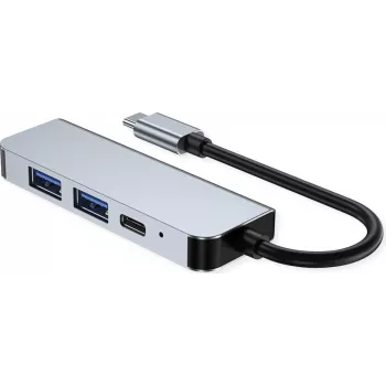 VALUE USB-C stotelė 4-in-1, 4K30 1xHDMI, 2xUSB-A (2.0/3.0), 1xUSB-C PD (12.99.1146)