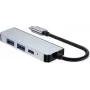 VALUE USB-C stotelė 4-in-1, 4K30 1xHDMI, 2xUSB-A (2.0/3.0), 1xUSB-C PD (12.99.1146)