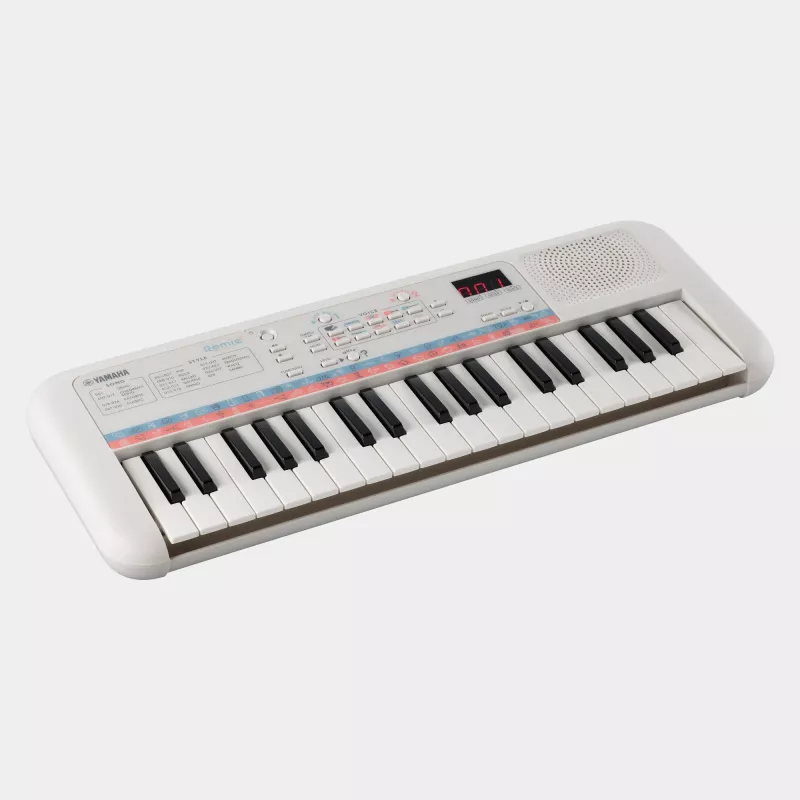 Yamaha Remie PSS-E30 skaitmeninis sintezatorius 37 klavišų balta spalva