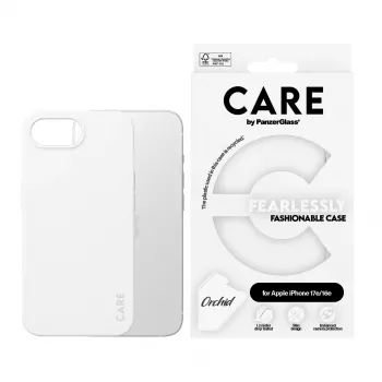 PanzerGlass CARE™ by ® Case White Orchid iPhone 17e | 16e, Dangtelis, Apple - iPhone 16e, Apple - iPhone 17e, Baltas