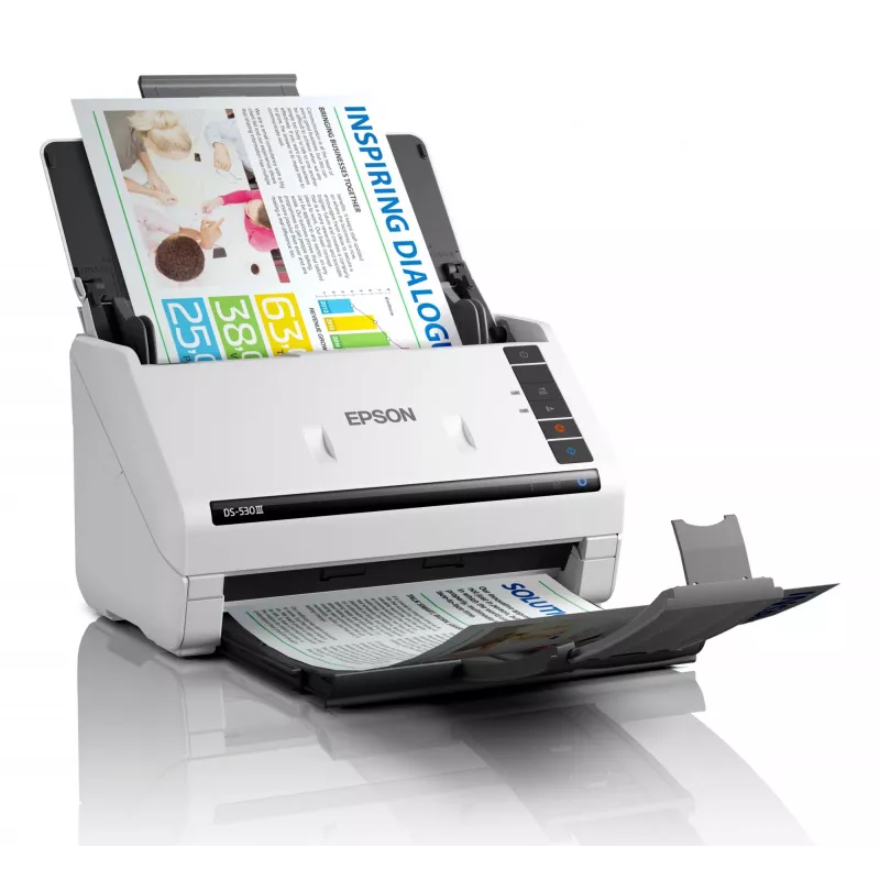 Epson WorkForce DS-530III lakštinis skaitytuvas 600 x 600 DPI A4 baltas