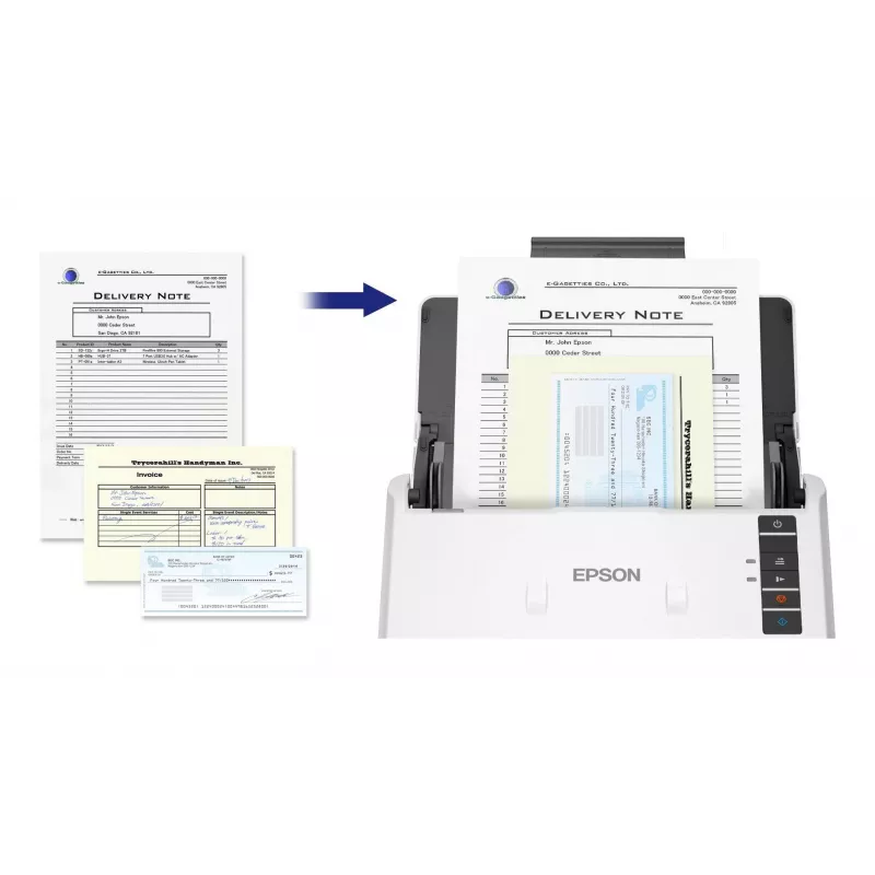 Epson WorkForce DS-530III lakštinis skaitytuvas 600 x 600 DPI A4 baltas