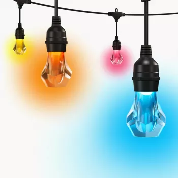 Nanoleaf Essentials Smart Multicolour Outdoor Stri – išmanioji lauko LED juosta (15 m, IP65, 16 mln. spalvų)