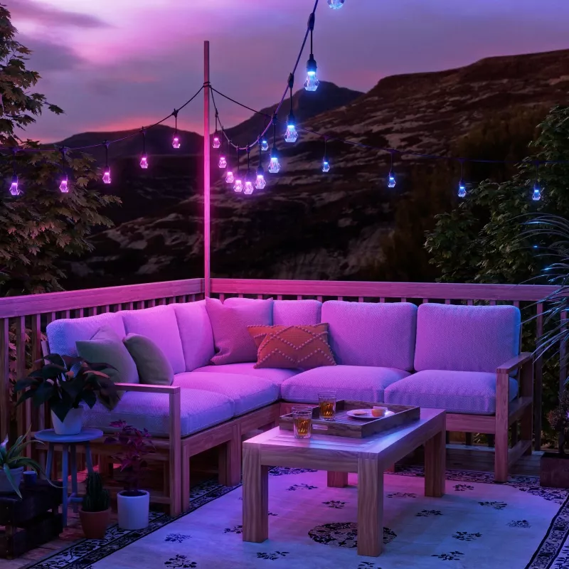 Nanoleaf Essentials Smart Multicolour Outdoor Stri – išmanioji lauko LED juosta (15 m, IP65, 16 mln. spalvų)