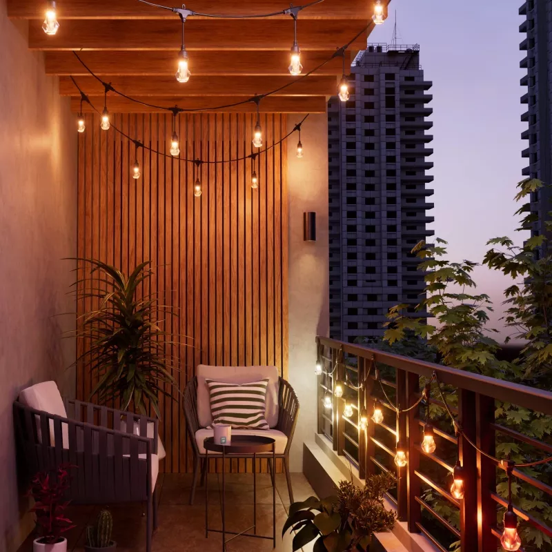 Nanoleaf Essentials Smart Multicolour Outdoor Stri – išmanioji lauko LED juosta (15 m, IP65, 16 mln. spalvų)