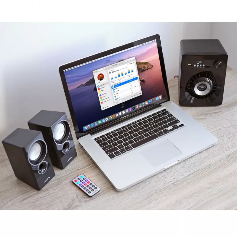 Audiocore AC910 garsiakalbių rinkinys 10 W PC / Nešiojamam kompiuteriui Juodas Bluetooth