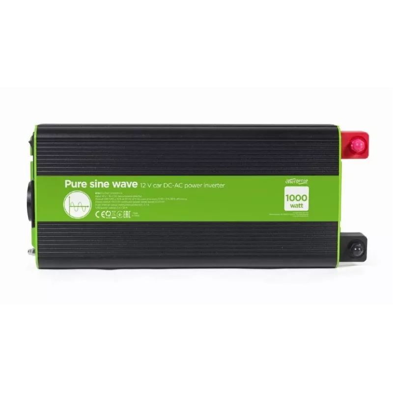 Automobilinis keitiklis gryna sinusine banga DC-AC 12V/230V 1000W/2000W ENERGENIE