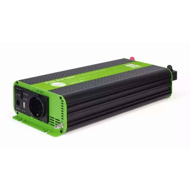 Automobilinis keitiklis gryna sinusine banga DC-AC 12V/230V 1000W/2000W ENERGENIE