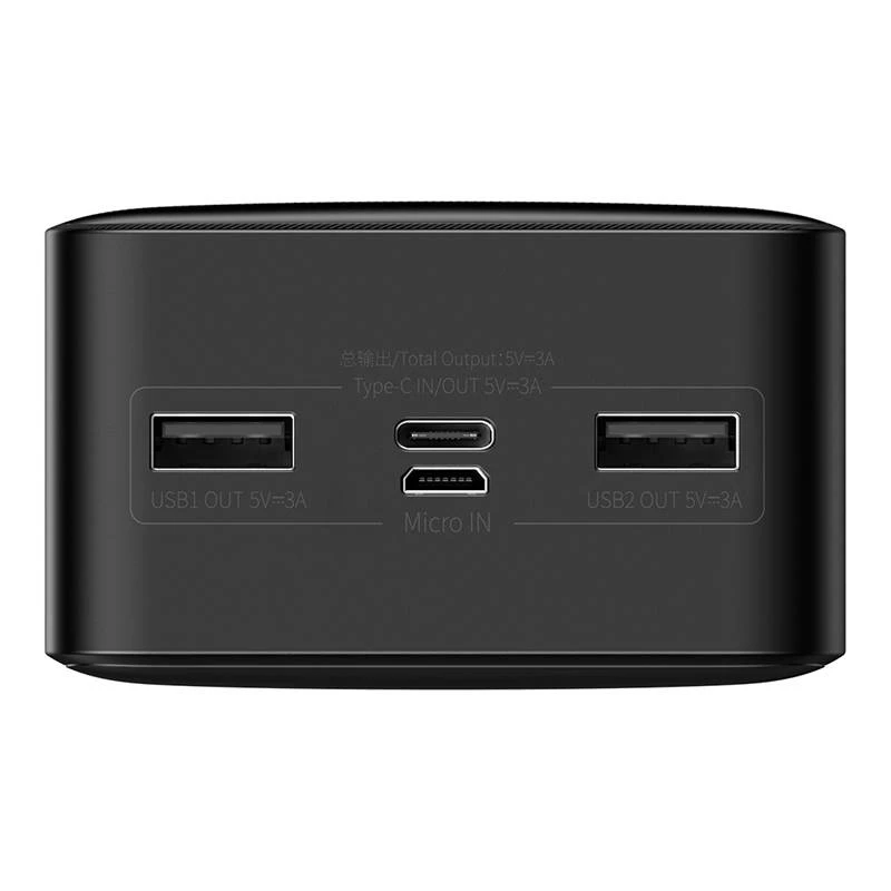 Powerbank Baseus Bipow 30000mAh, 15W (juoda)