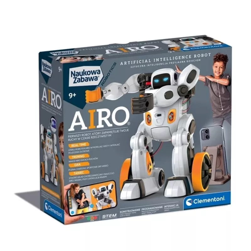 Clementoni Moksliniai pramogų robotai. AIRO 50819 robotas