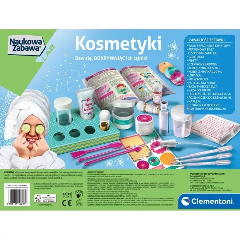 Clementoni Moksliniai žaidimai. Kosmetika 50891