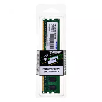 Patriot PSD22G80026 DDR2 atminties modulis 2 GB, 240-pin DIMM