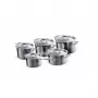 Le Creuset 3-Ply 5 dalių puodų rinkinys iš nerūdijančio plieno (96209400001000)