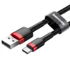 Baseus Cafule USB-C laidas 2A 3m (Juoda+Raudona)