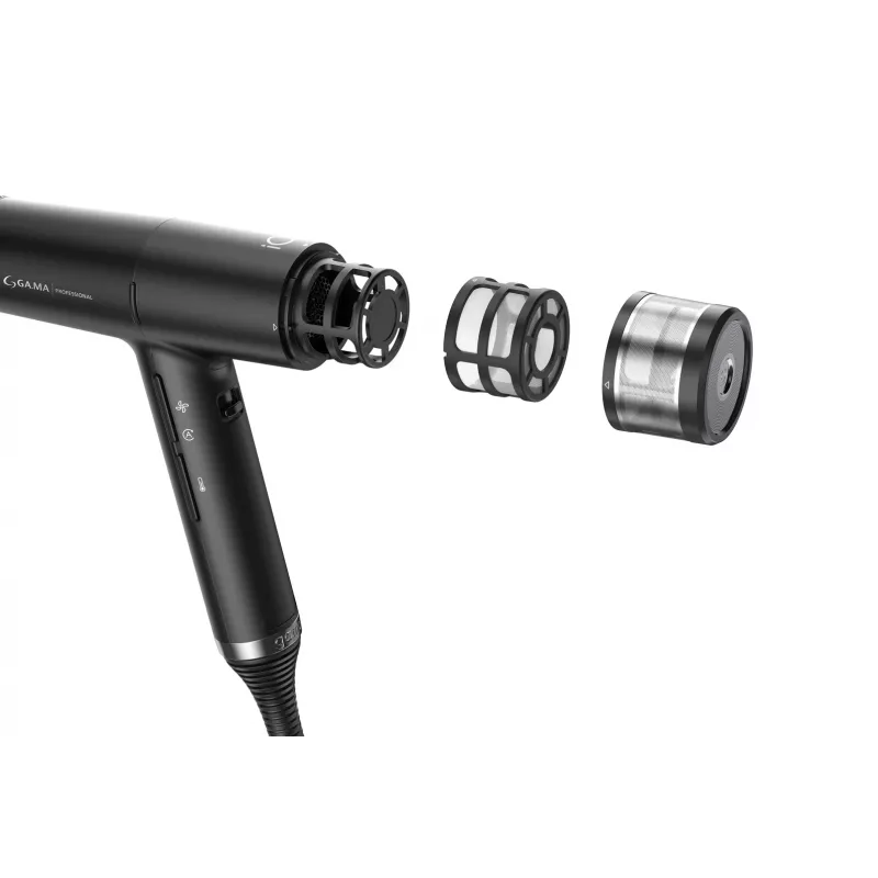 GA.MA PH6080.BK IQ3 Perfetto plaukų džiovintuvas 1600 W Juoda