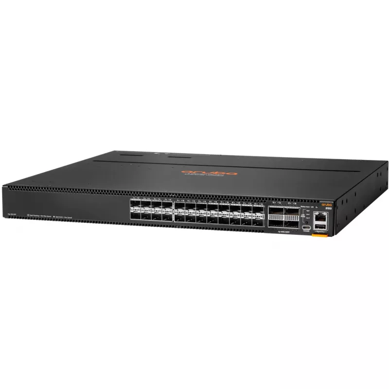 Hewlett Packard Enterprise HPE Aruba Networking CX 8100 24x10G SFP+ 4x40/100G QSFP28 jungiklis - L3 - valdomas - 24 x 1 Gb / 10 Gb SFP / SFP+ + 4 x 40 Gb QSFP+