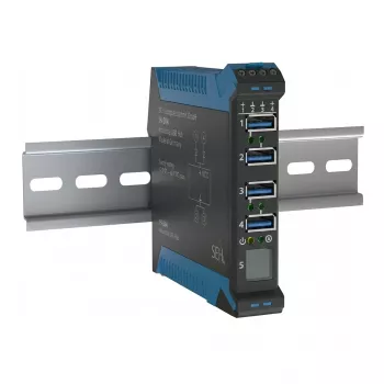 SEH IH-304 USB Hub 3.0 DIN bėgelis 4xUSB3.0 - USB šakotuvas (M07250)