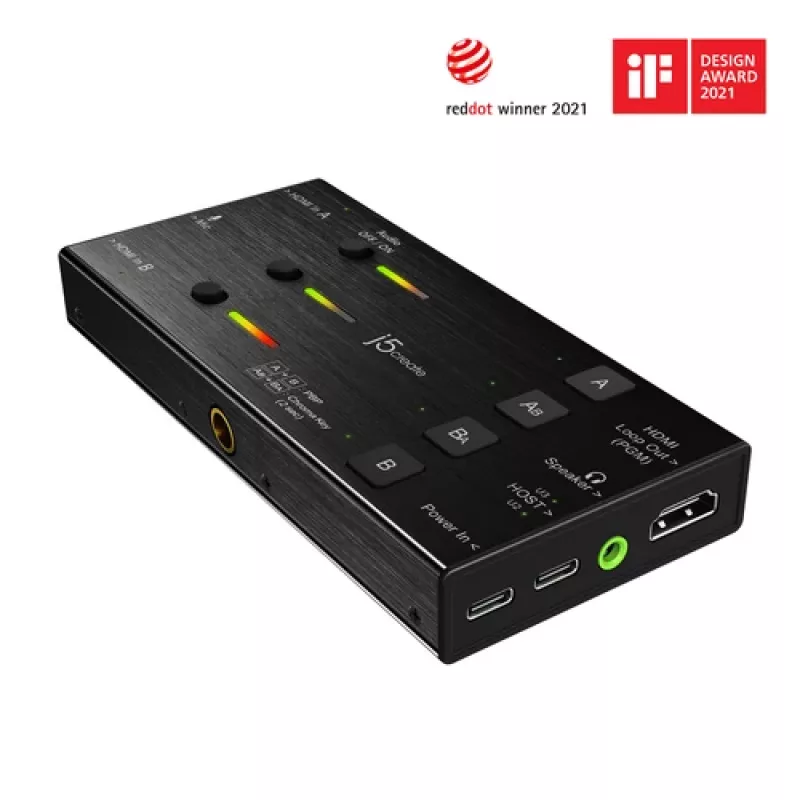 j5create JVA06-N – vaizdo įrašymo adapteris USB-C 3.0