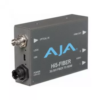 AJA Hi5-Fiber (Hi5-Fiber-R2) – optiminis SDI į HDMI keitiklis