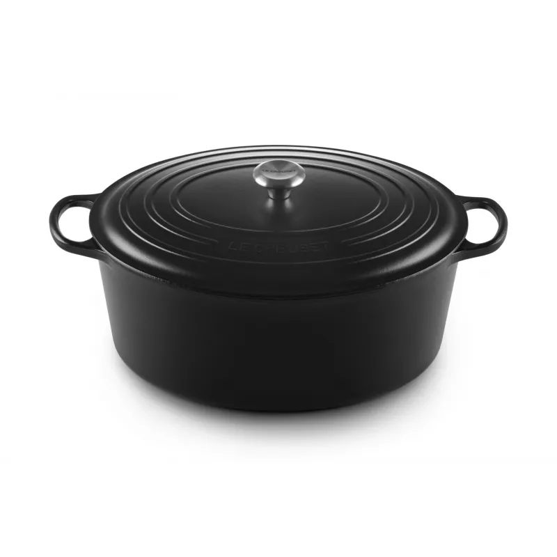 Le Creuset Signature 13,9 L Ovalinė Juoda