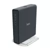 Mikrotik hAP ac lite bokštinis juodas su Power over Ethernet (PoE)