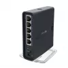 Mikrotik hAP ac lite bokštinis juodas su Power over Ethernet (PoE)