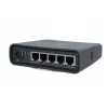 Mikrotik hAP ac lite bokštinis juodas su Power over Ethernet (PoE)