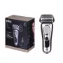 Braun Series 9 Pro+ 9667CC vyriškas skutimosi aparatas, folijinis skustuvas su trimeriu, sidabrinis