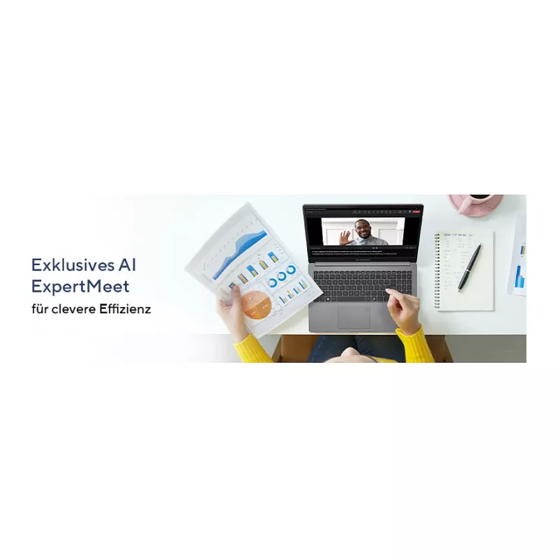 ASUS ExpertBook P1 P1503CVA-S72335 C5-210H/16GB/512GB SSD/be OS - Vokiška klaviatūra