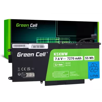 Green Cell baterija nešiojamam kompiuteriui K5XWW, skirta Dell Latitude 7390 2-in-1 5289 7389