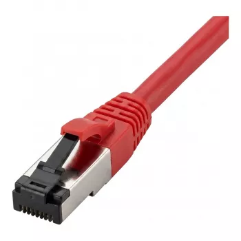 Synergy21 Patch Laidas RJ45, CAT8.1 2000Mhz, 2m, Raudonas, S-STP(S/FTP), TPE/LSZH(SuperFlex), AWG26