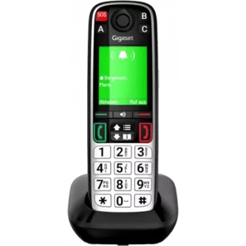 Gigaset EASY 500 Dect-Ladebasis mit 1 x Handset (SOS / LS life style) - schwarz
