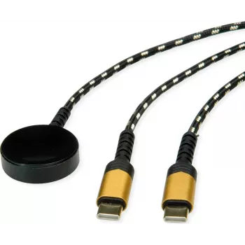 Roline 11.02.8343 USB laidas juodas