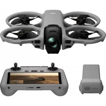DJI Avata 360 (DJI RC 2) FPV Dronas 64 MP Kamera 13500 m Atstumas Pilka