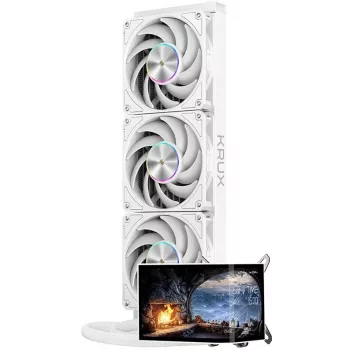 Skysčio aušintuvas Krux HydroArc 360 White (KRXE011)