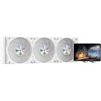 Skysčio aušintuvas Krux HydroArc 360 White (KRXE011)